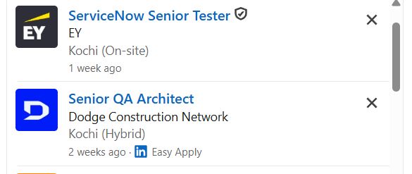AI for Software Testing internship jobs in Noida